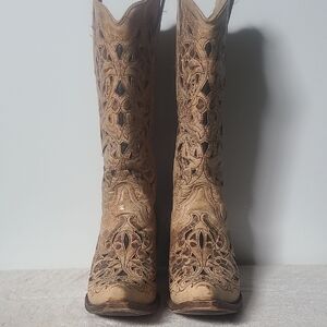 Women's Tan Western Boots